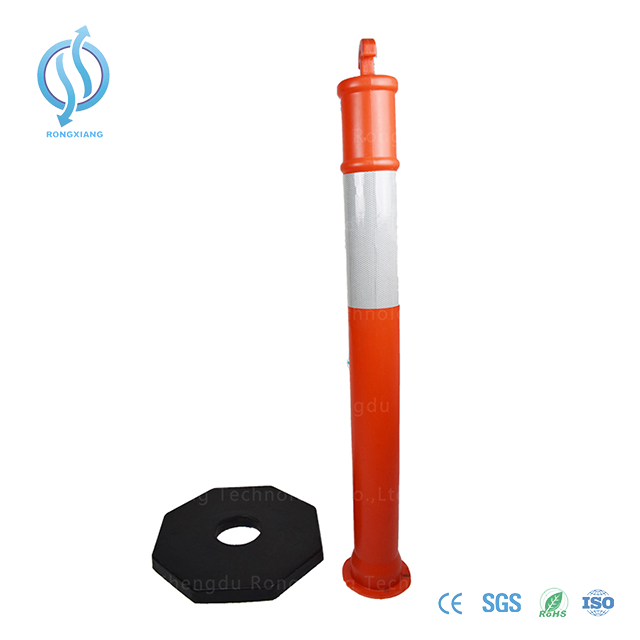 PE T-Top Warnpoller mit Reflexstreifen